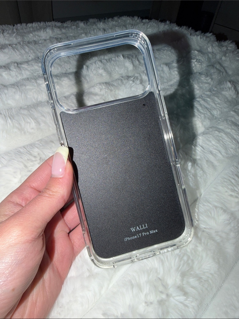 Walli Phone Case with Pink & Brown Card Holder 17 pro max - Picture 2 of 3